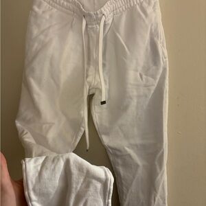 TALENTLESS White Sweatpants